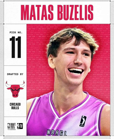 Lituanica Player Matas Buzelis drafted by the Bulls!
