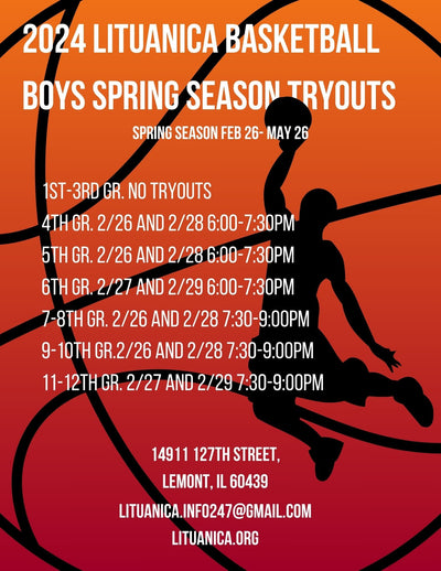 Spring Season Tryouts